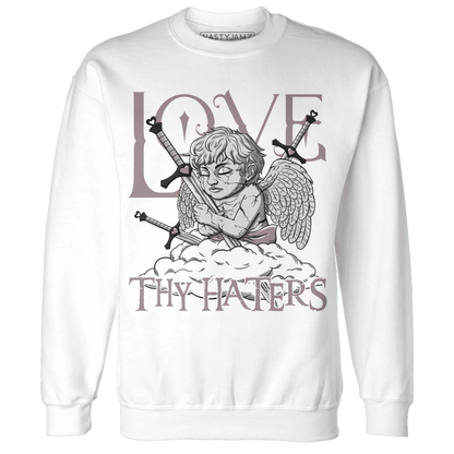 NastyJamz-Black-Violet-Ore-3s-Sweatshirt-Match-Love-Thy-Haters-Angel