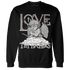 NastyJamz-Black-Violet-Ore-3s-Sweatshirt-Match-Love-Thy-Haters-Angel
