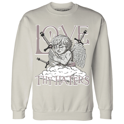 NastyJamz-Black-Violet-Ore-3s-Sweatshirt-Match-Love-Thy-Haters-Angel
