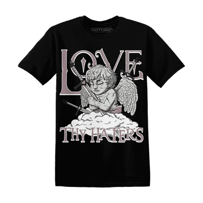 NastyJamz-Black-Violet-Ore-3s-T-Shirt-Match-Love-Thy-Haters-Angel