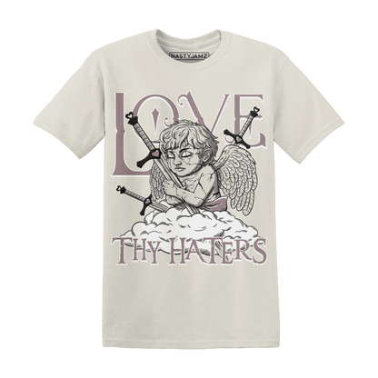 NastyJamz-Black-Violet-Ore-3s-T-Shirt-Match-Love-Thy-Haters-Angel