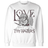 NastyJamz-Burgundy-Crush-3s-Sweatshirt-Match-Love-Thy-Haters-Angel