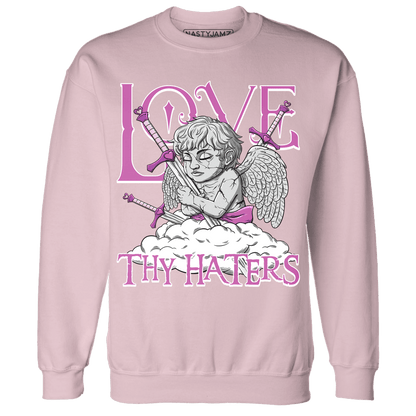 GS Hyper Violet 4s Sweatshirt Match Love Thy Haters Angel - NastyJamz