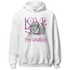 GS Hyper Violet 4s Hoodie Match Love Thy Haters Angel - NastyJamz