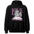 GS Hyper Violet 4s Hoodie Match Love Thy Haters Angel - NastyJamz