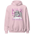 GS Hyper Violet 4s Hoodie Match Love Thy Haters Angel - NastyJamz