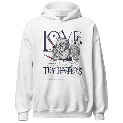 White-Navy-6s-Hoodie-Match-Love-Thy-Haters-Angel