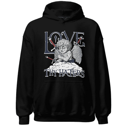 White-Navy-6s-Hoodie-Match-Love-Thy-Haters-Angel