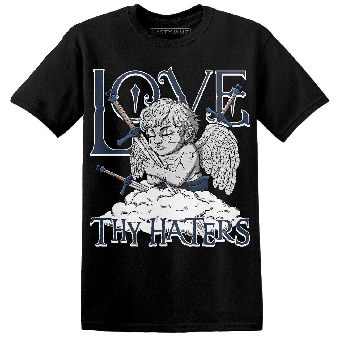 AM 1 86 Jackie RBS T Shirt Match Love Thy Haters Angel - NastyJamz
