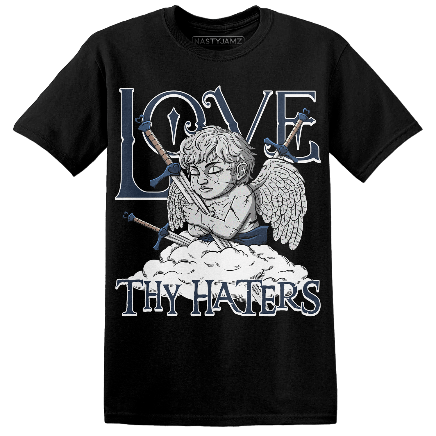 AM 1 86 Jackie RBS T Shirt Match Love Thy Haters Angel - NastyJamz