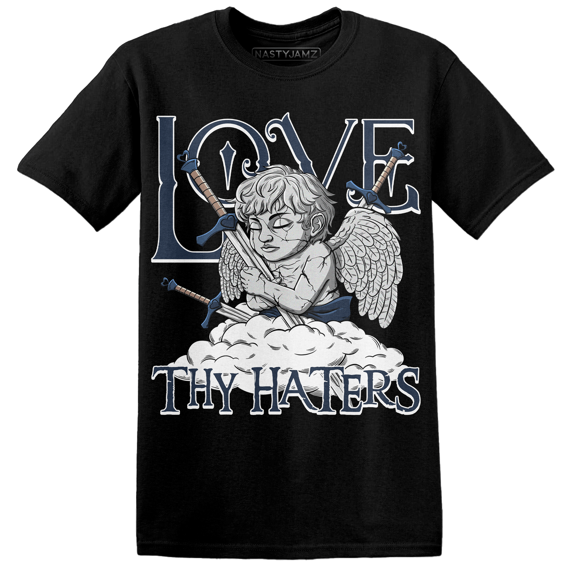 AM 1 86 Jackie RBS T Shirt Match Love Thy Haters Angel - NastyJamz