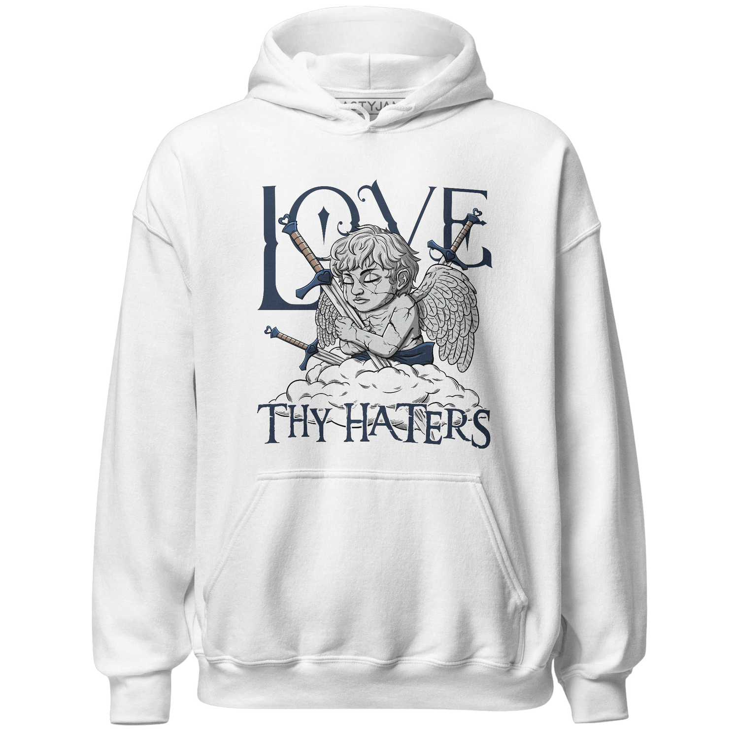 AM 1 86 Jackie RBS Hoodie Match Love Thy Haters Angel - NastyJamz