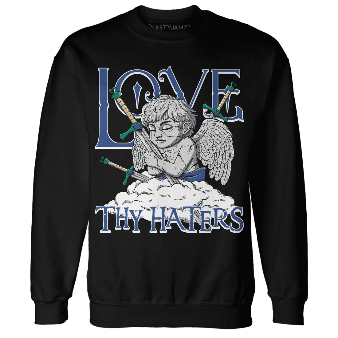 Dunk-Hyper-Royal-Malachite-NastyJamz-Sweatshirt-Match-Love-Thy-Haters-Angel