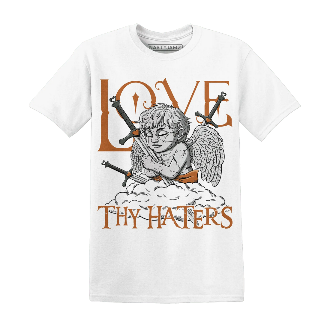 Dunk-Low-Ceramic-NastyJamz-T-Shirt-Match-Love-Thy-Haters-Angel