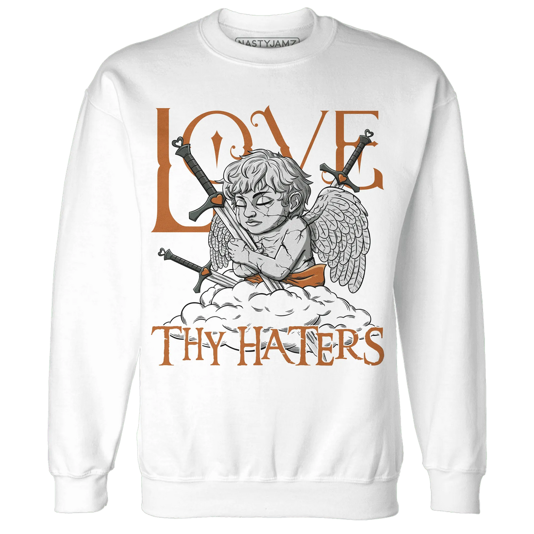 Dunk-Low-Ceramic-NastyJamz-Sweatshirt-Match-Love-Thy-Haters-Angel