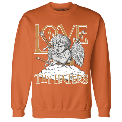 Dunk-Low-Retro-Wheat-Orange-NastyJamz-Sweatshirt-Match-Love-Thy-Haters-Angel