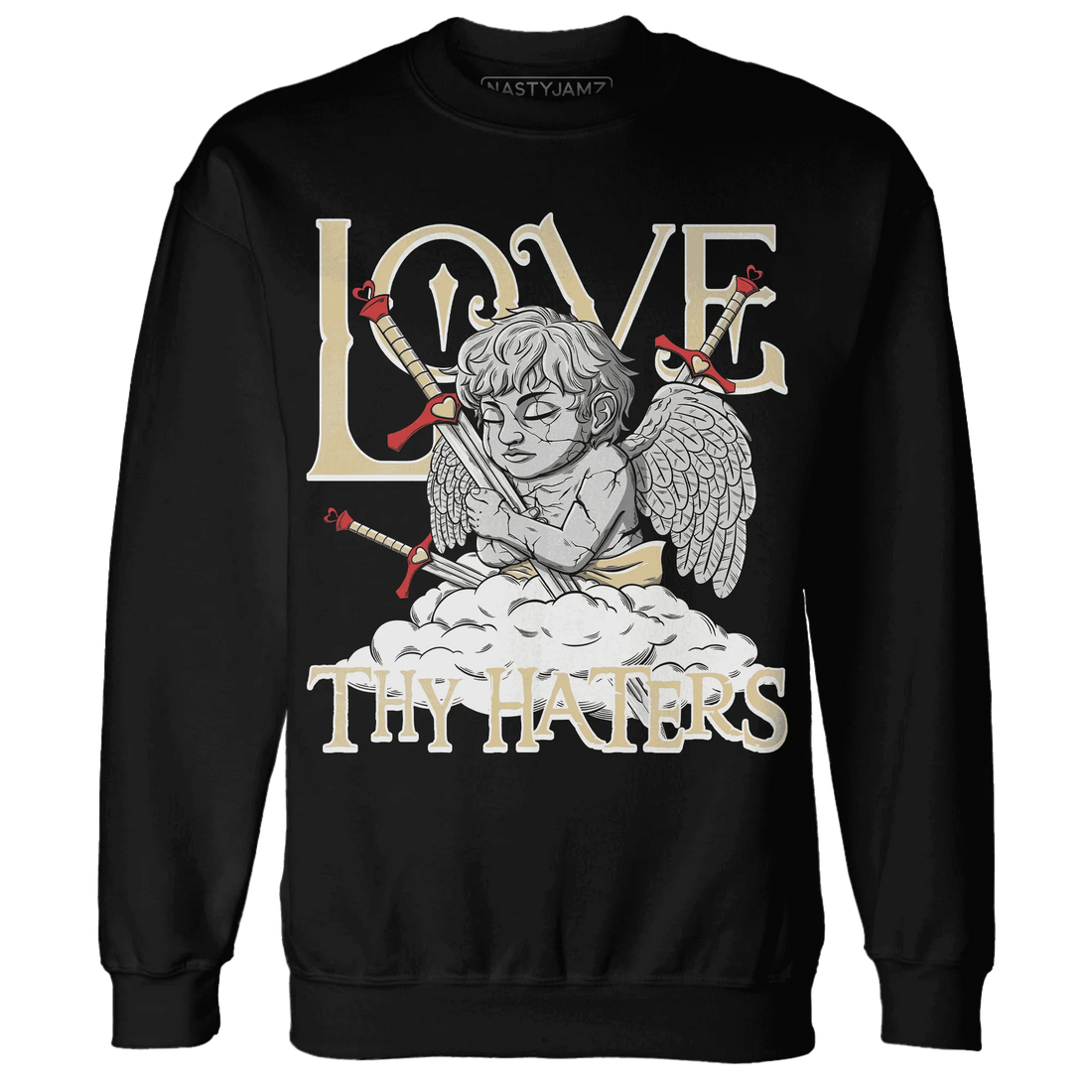 Dunk-Strawberry-Waffle-NastyJamz-Sweatshirt-Match-Love-Thy-Haters-Angel