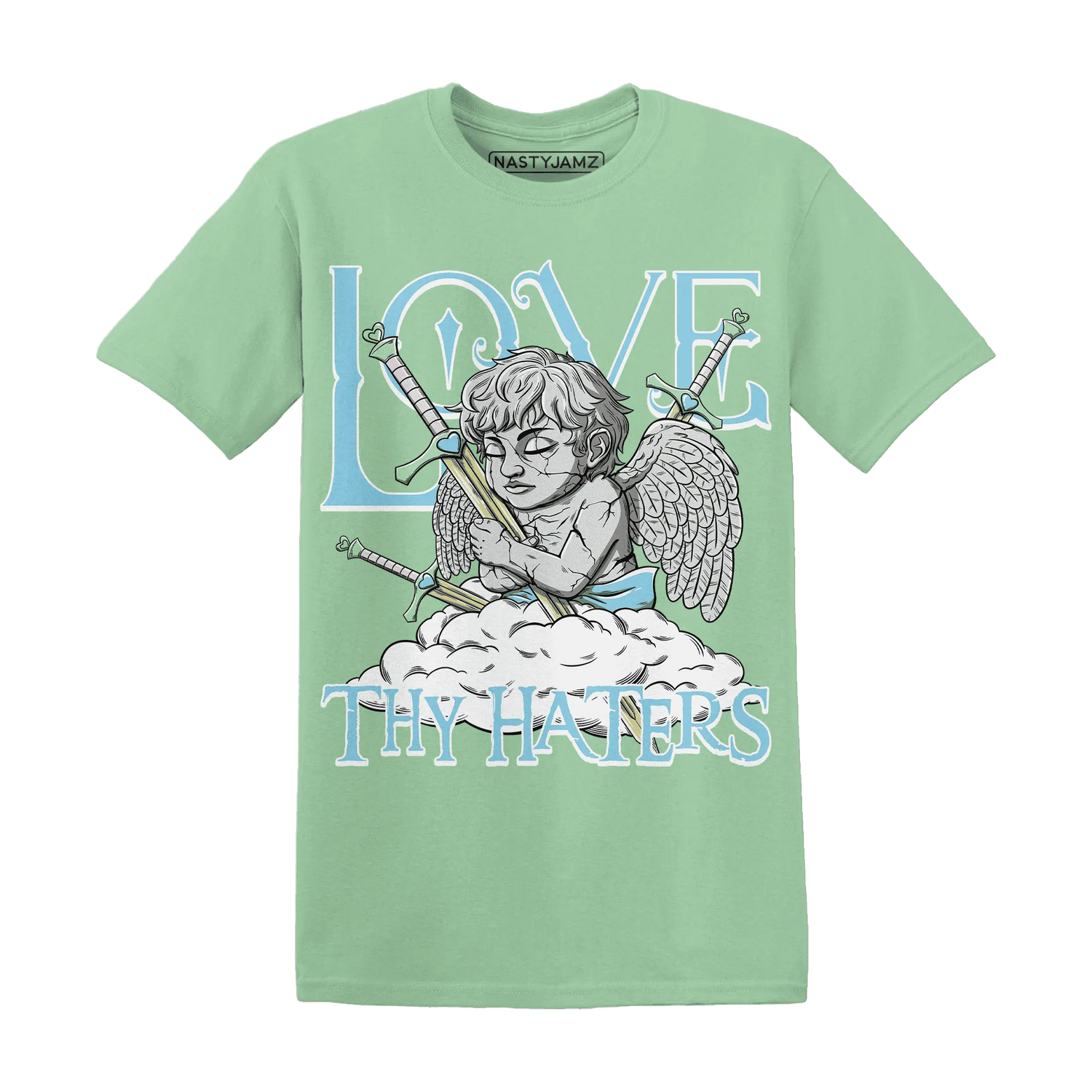 Dunk-Verdy-Visty-NastyJamz-T-Shirt-Match-Love-Thy-Haters-Angel