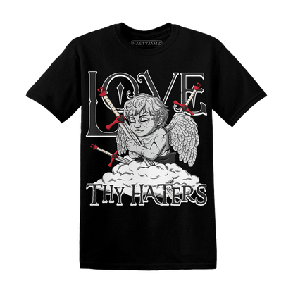 Jumman Jack University Red T Shirt Love Thy Haters Angel - NastyJamz