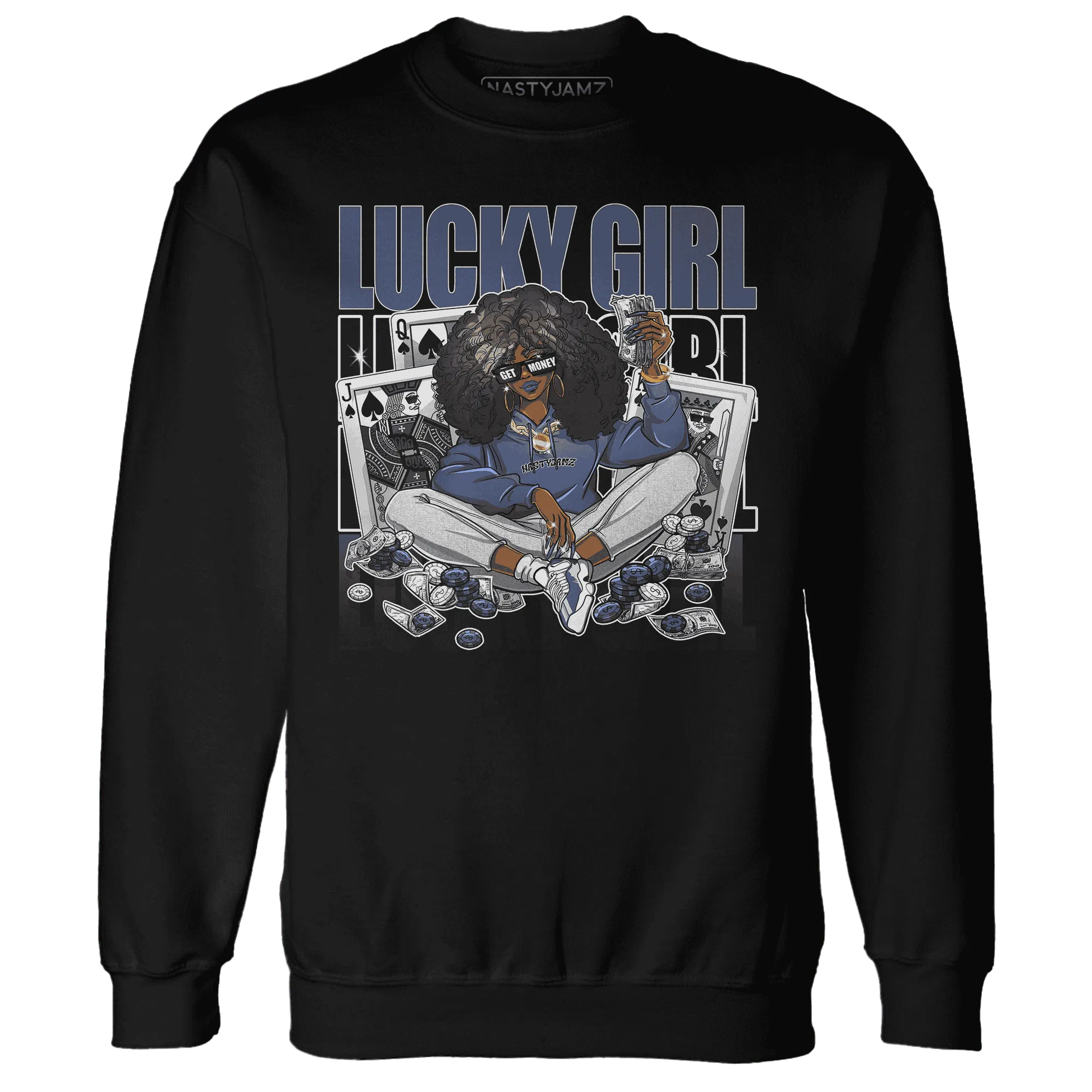 NastyJamz-Low-Diffused-Blue-11s-Sweatshirt-Match-Lucky-Girl