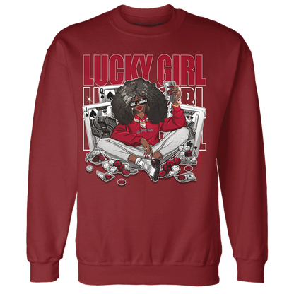 NastyJamz-Retro-Red-Taxi-12s-Sweatshirt-Match-Lucky-Girl