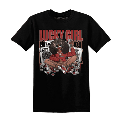 NastyJamz-Dune-Red-13s-T-Shirt-Match-Lucky-Girl