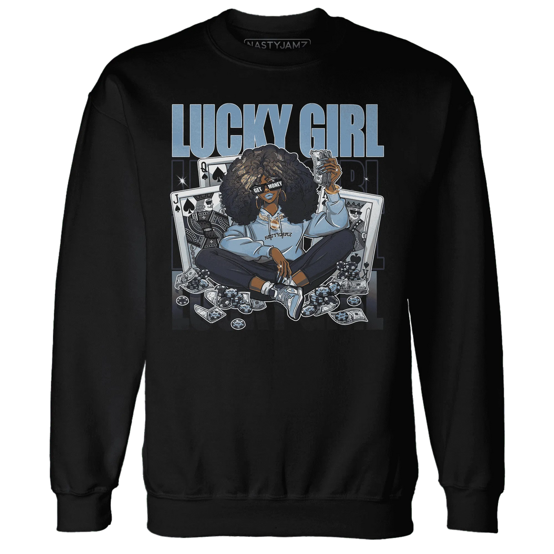 NastyJamz-First-In-Flight-1s-Sweatshirt-Match-Lucky-Girl