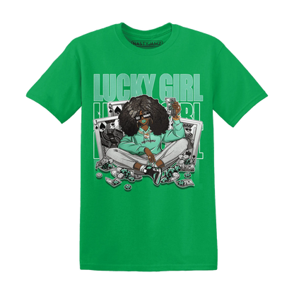 NastyJamz-High-OG-Green-Glow-1s-T-Shirt-Match-Lucky-Girl