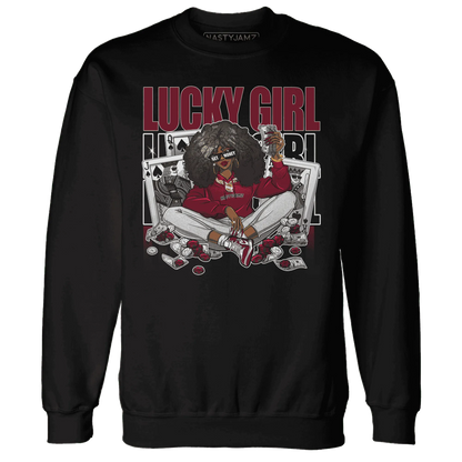 NastyJamz-High-White-Team-Red-1s-Sweatshirt-Match-Lucky-Girl
