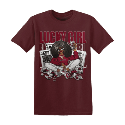NastyJamz-High-White-Team-Red-1s-T-Shirt-Match-Lucky-Girl