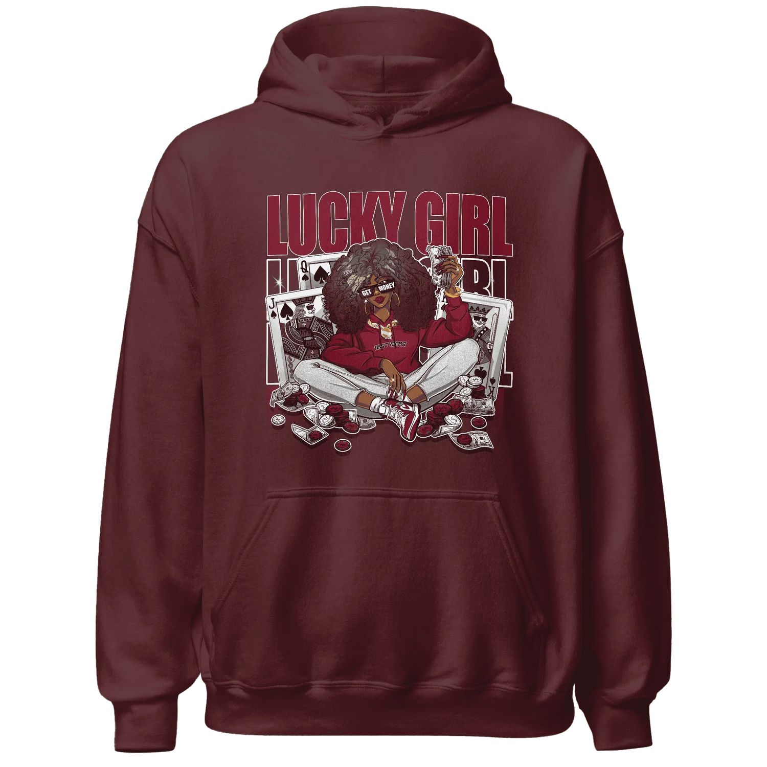 NastyJamz-High-White-Team-Red-1s-Hoodie-Match-Lucky-Girl