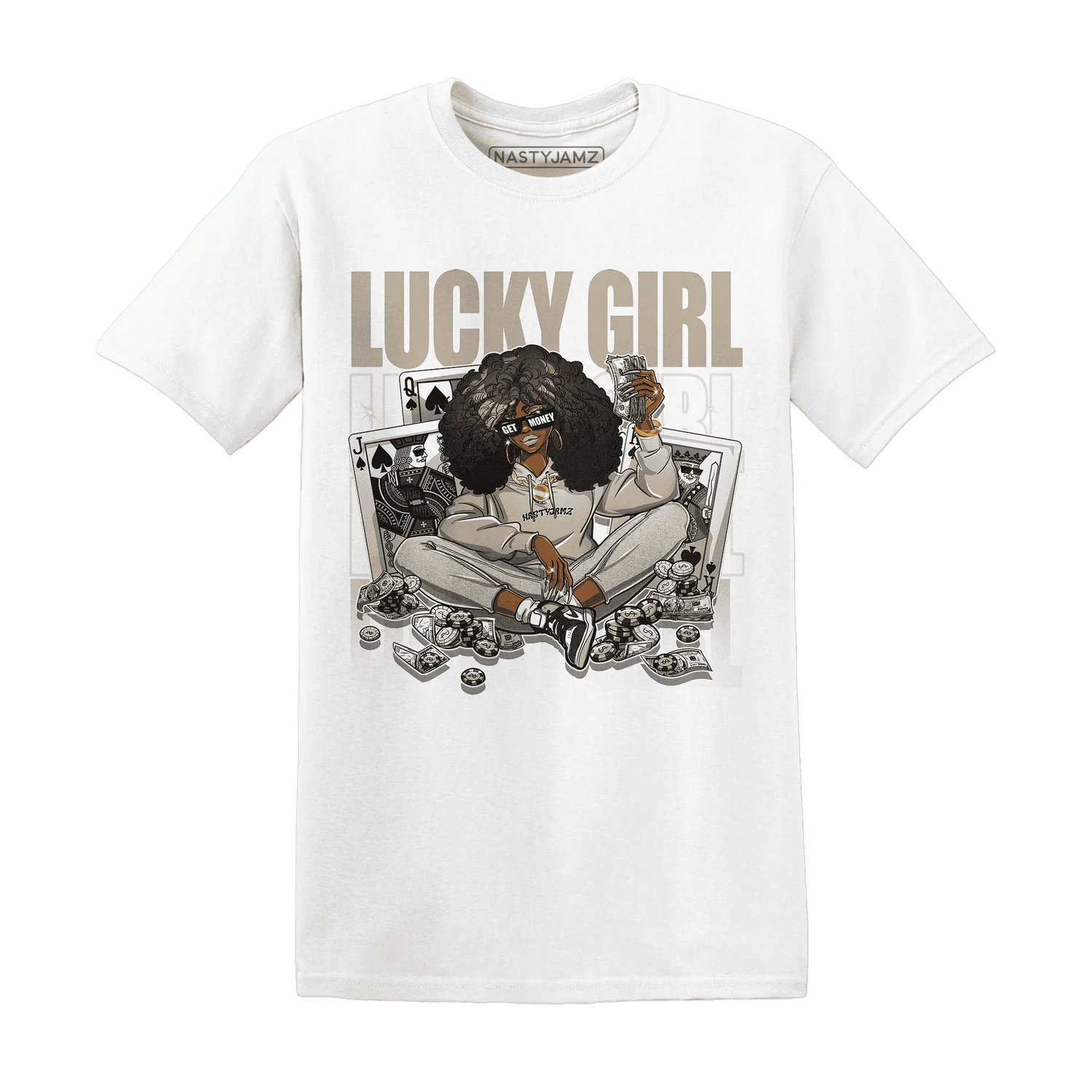 NastyJamz-Latte-1s-T-Shirt-Match-Lucky-Girl