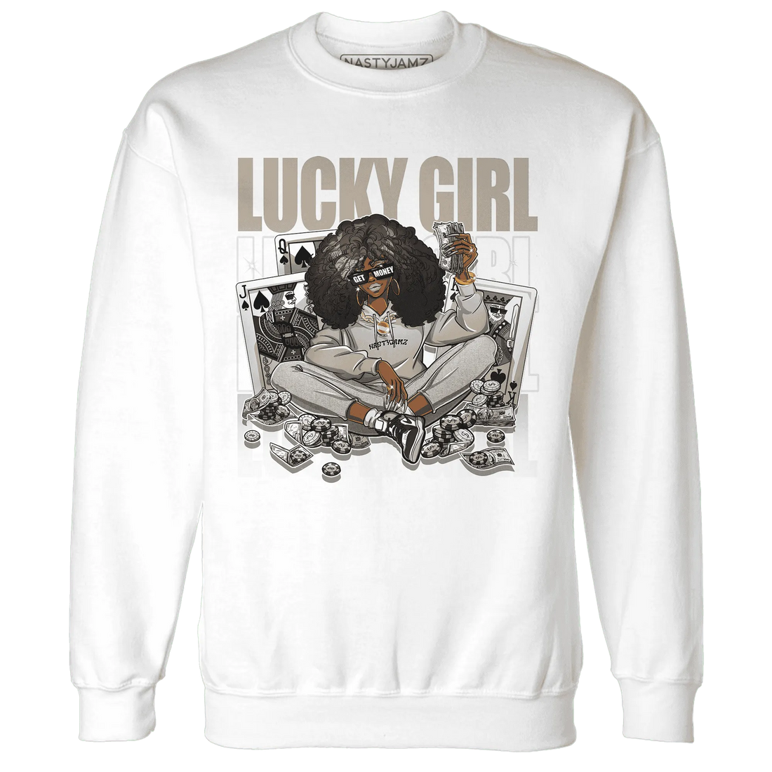 NastyJamz-Latte-1s-Sweatshirt-Match-Lucky-Girl