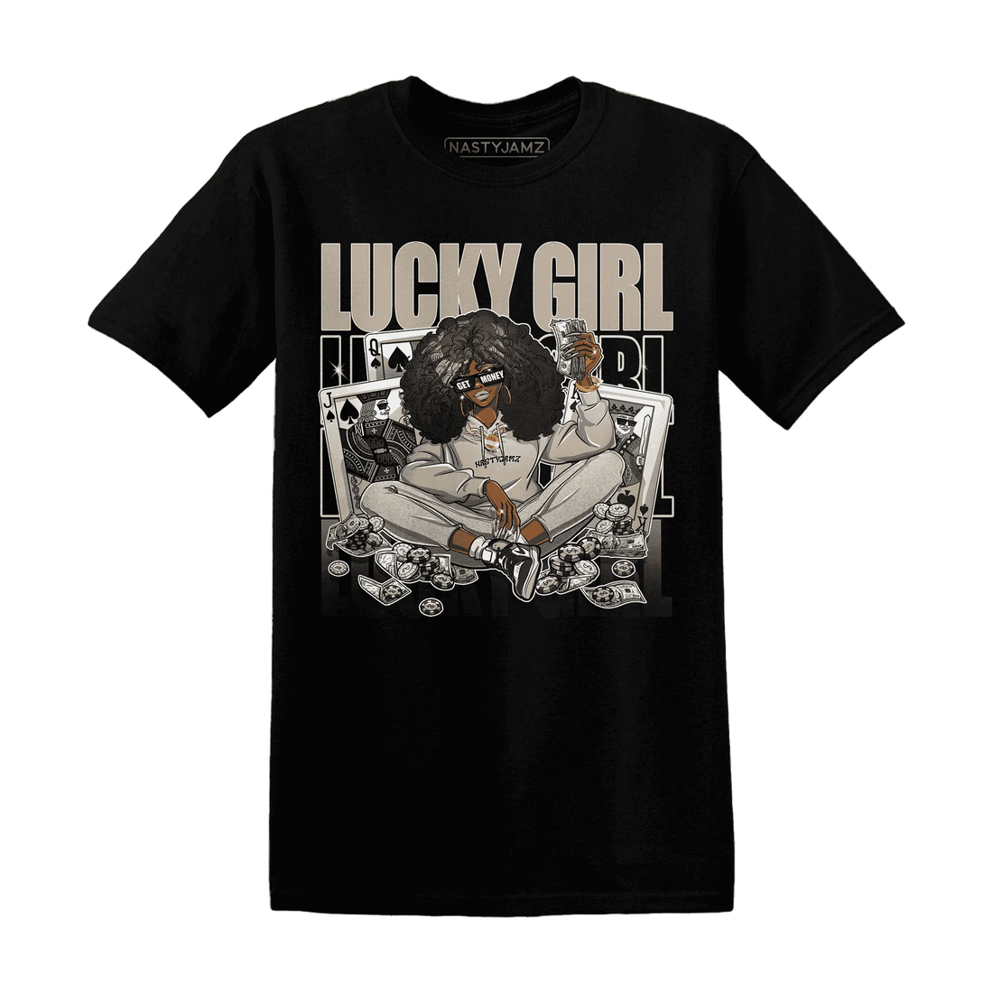 NastyJamz-Latte-1s-T-Shirt-Match-Lucky-Girl