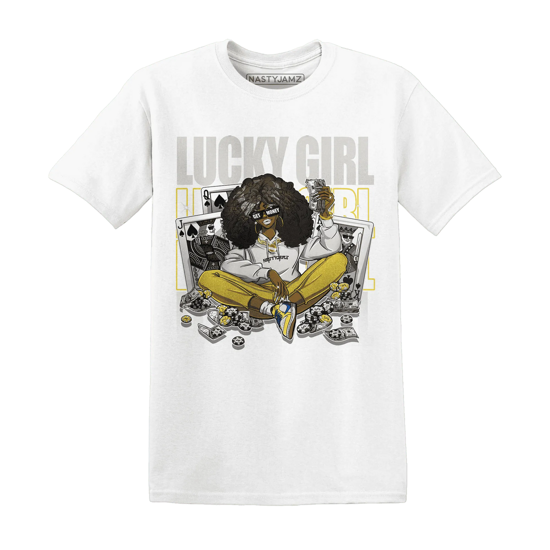 NastyJamz-Low-OG-Canary-TVSC-1s-T-Shirt-Match-Lucky-Girl