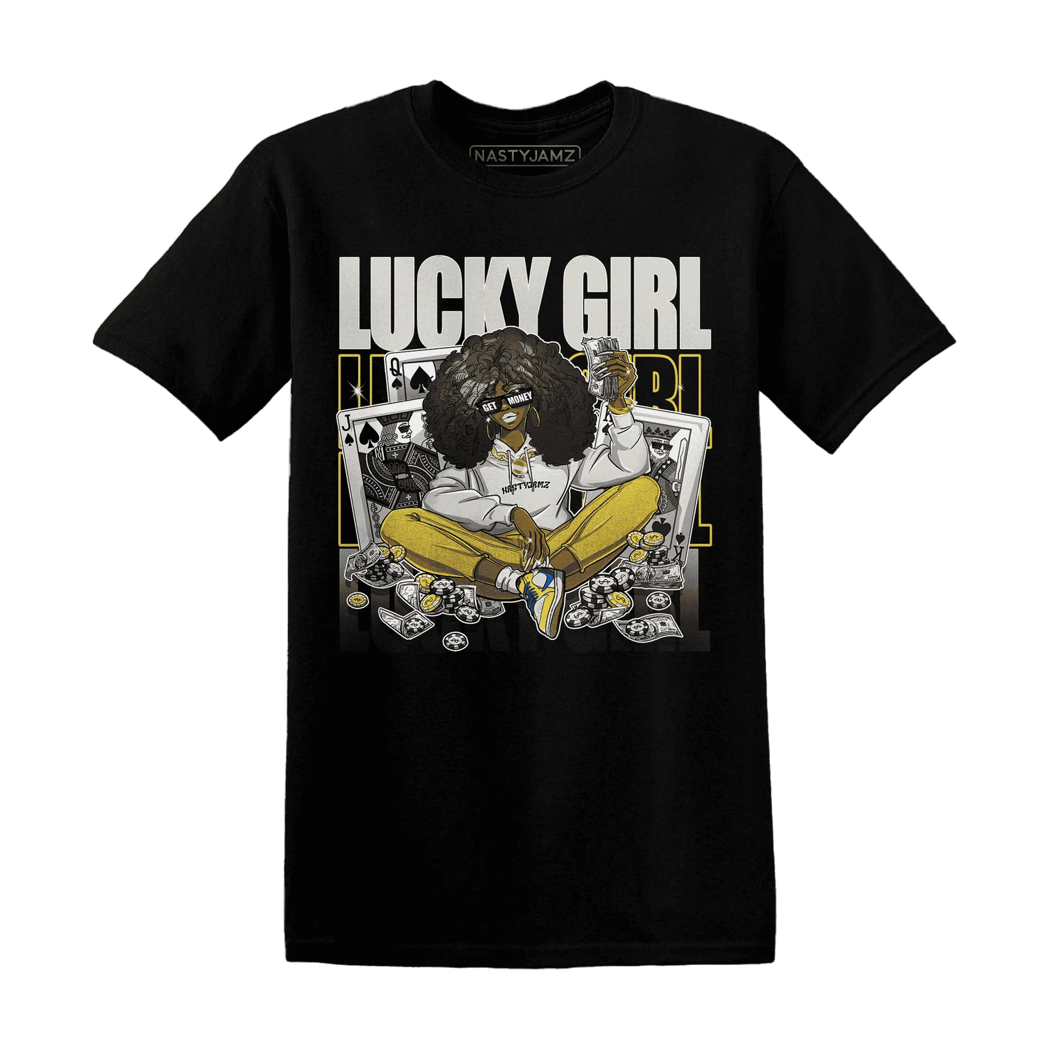 NastyJamz-Low-OG-Canary-TVSC-1s-T-Shirt-Match-Lucky-Girl