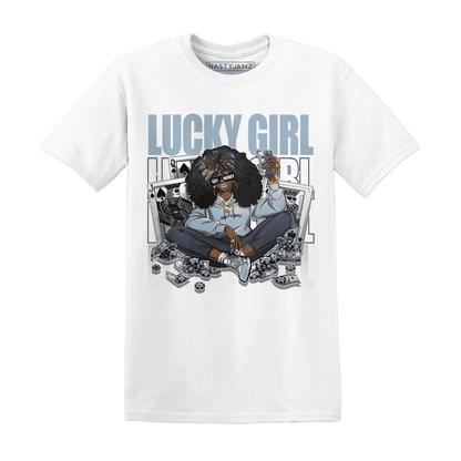 NastyJamz-Mid-Diffused-Blue-Grey-1s-T-Shirt-Match-Lucky-Girl