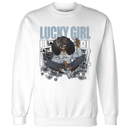 NastyJamz-Mid-Diffused-Blue-Grey-1s-Sweatshirt-Match-Lucky-Girl
