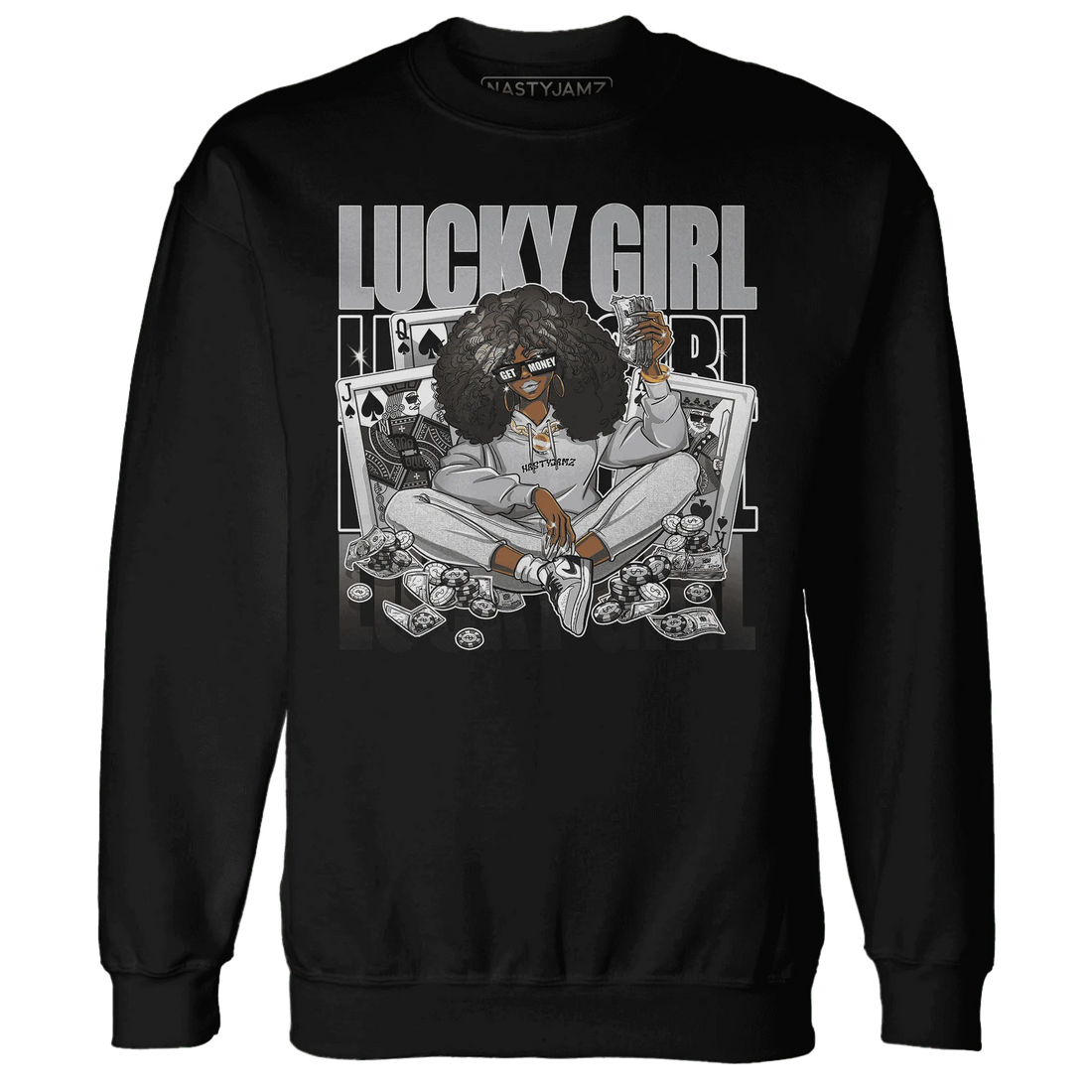 NastyJamz-Wolf-Grey-1s-Sweatshirt-Match-Lucky-Girl