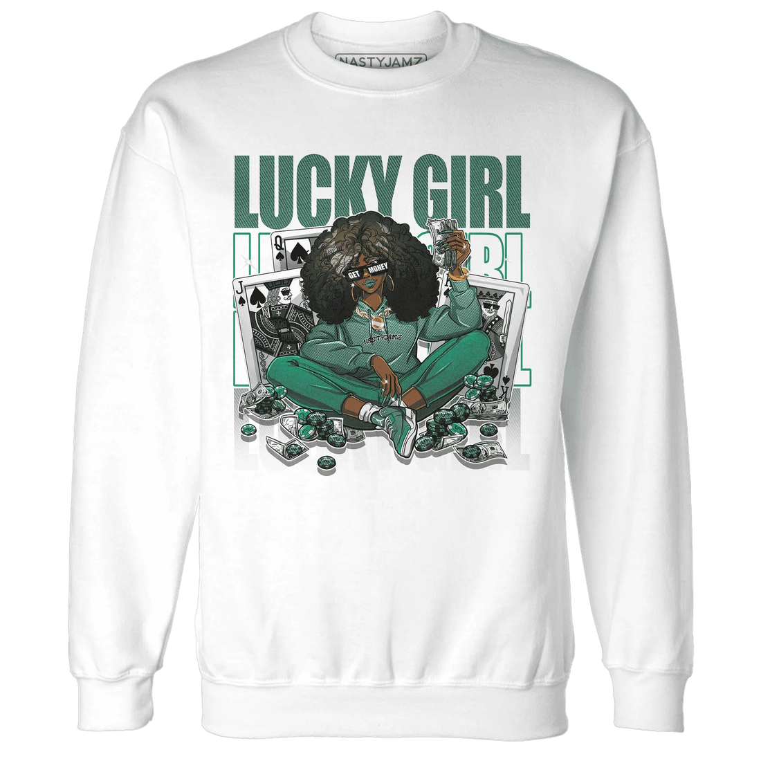 NastyJamz-Nina-CN-Abney-3s-Sweatshirt-Match-Lucky-Girl