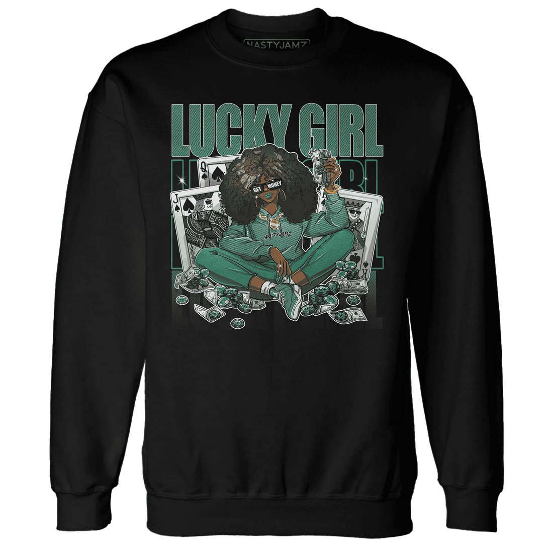 NastyJamz-Nina-CN-Abney-3s-Sweatshirt-Match-Lucky-Girl
