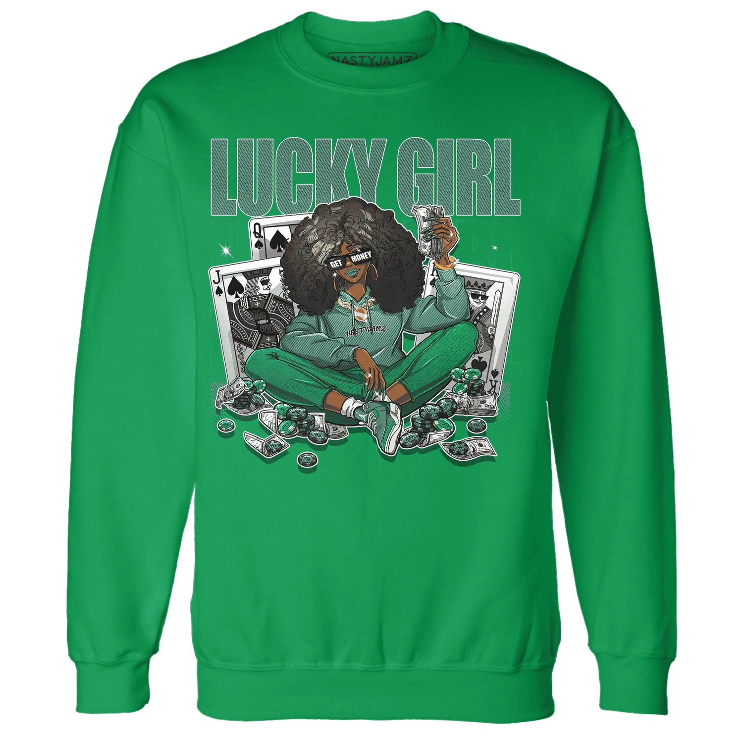NastyJamz-Nina-CN-Abney-3s-Sweatshirt-Match-Lucky-Girl