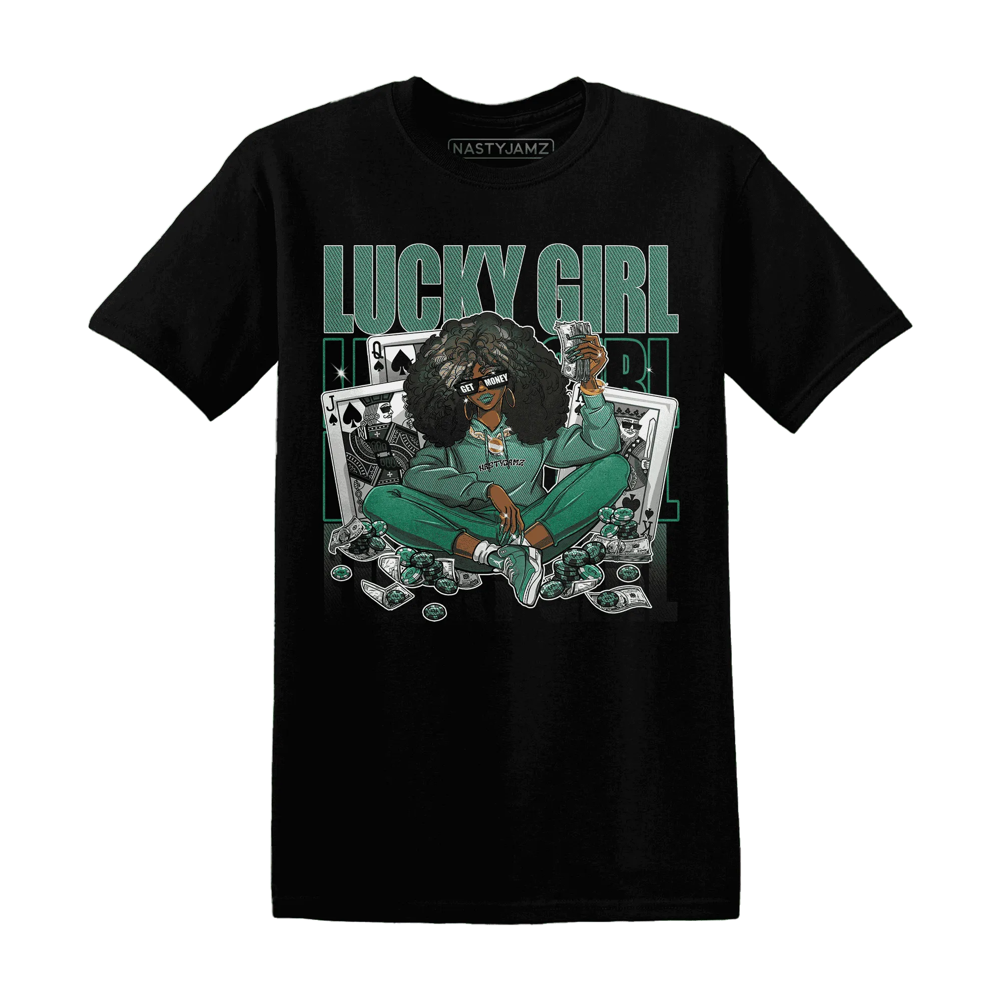 NastyJamz-Nina-CN-Abney-3s-T-Shirt-Match-Lucky-Girl