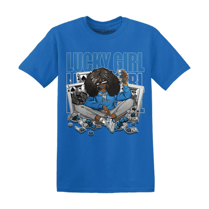 NastyJamz-Industrial-Blue-4s-T-Shirt-Match-Lucky-Girl