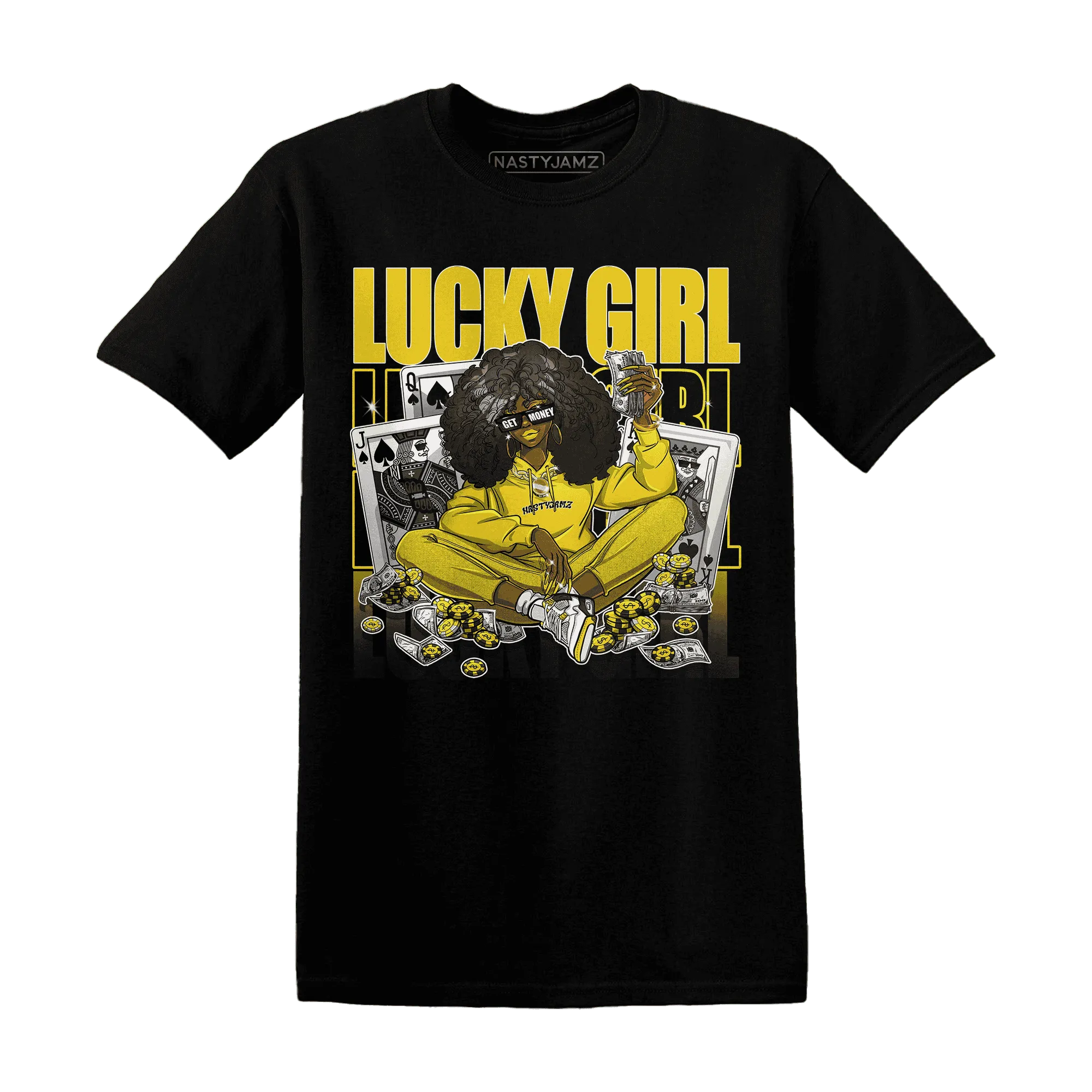 NastyJamz-Vivid-Sulfur-4s-T-Shirt-Match-Lucky-Girl