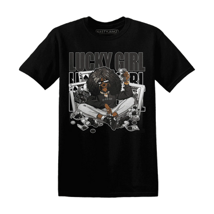 NastyJamz-White-Thunder-4s-T-Shirt-Match-Lucky-Girl