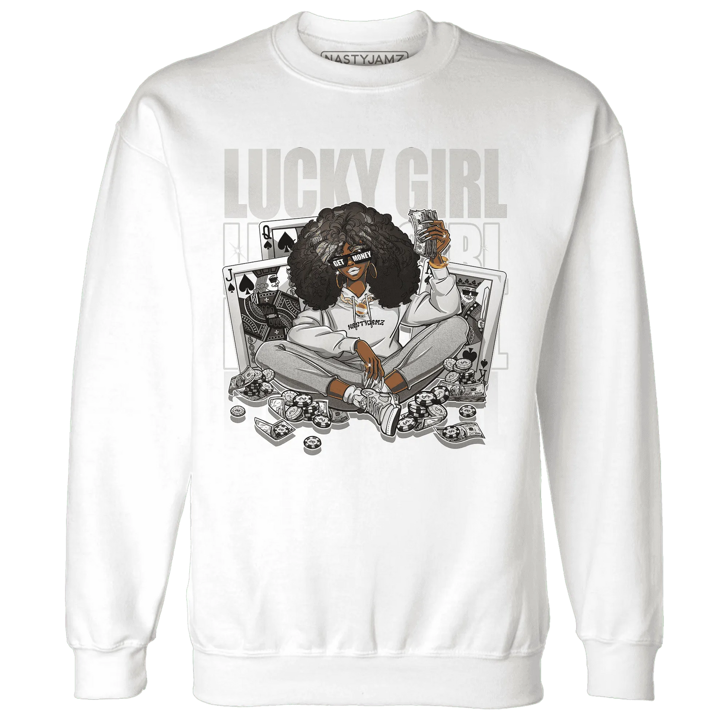 NastyJamz-SE-Sail-5s-Sweatshirt-Match-Lucky-Girl