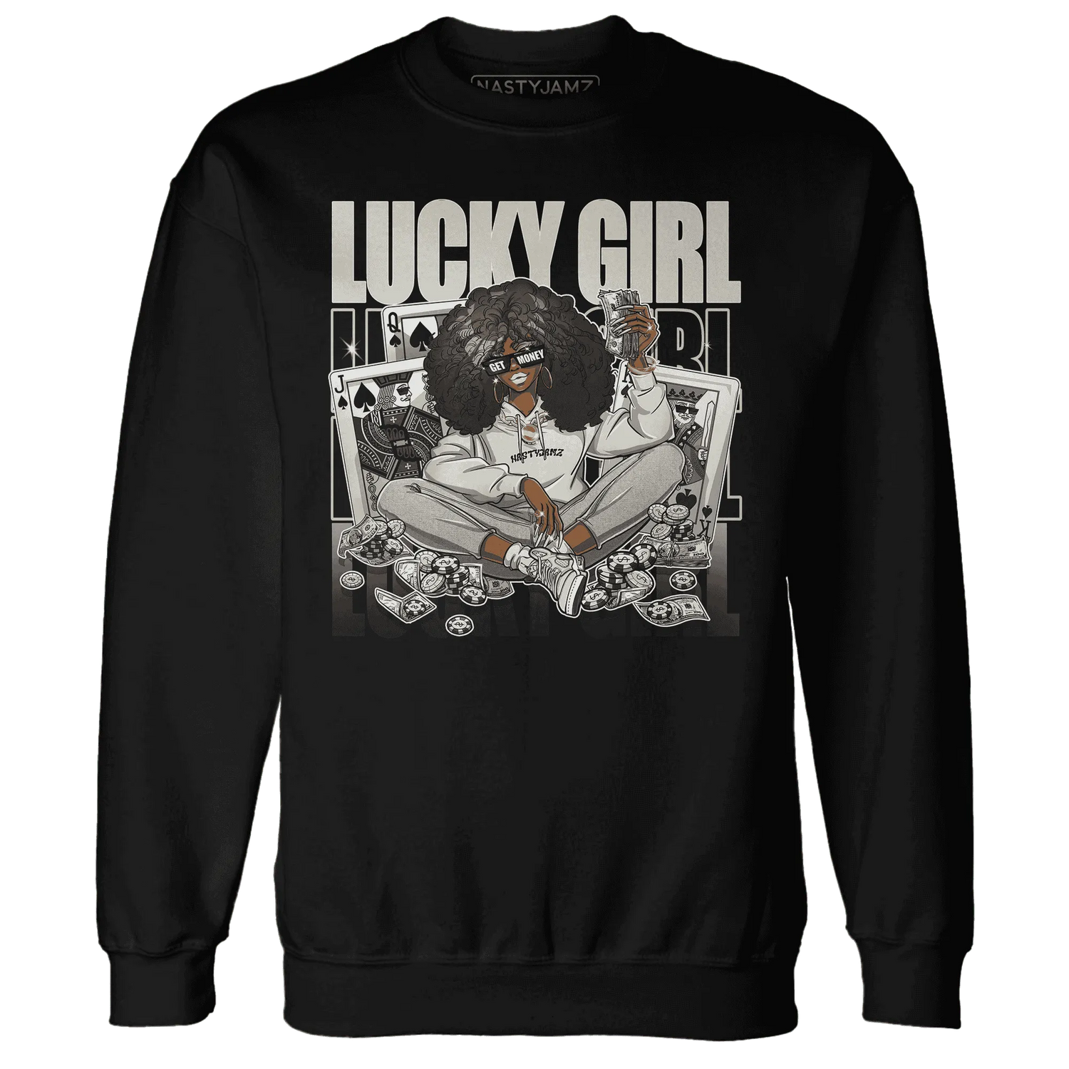 NastyJamz-SE-Sail-5s-Sweatshirt-Match-Lucky-Girl