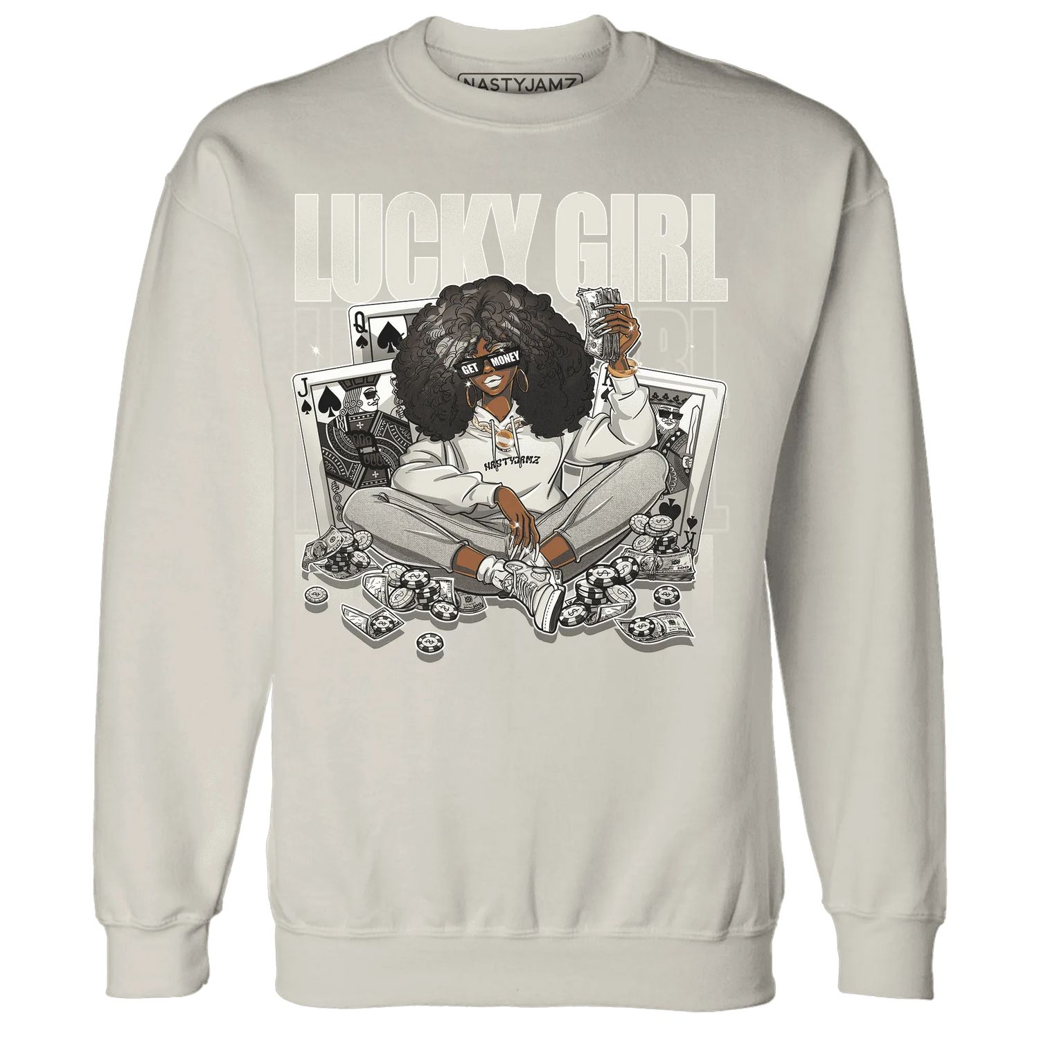 NastyJamz-SE-Sail-5s-Sweatshirt-Match-Lucky-Girl