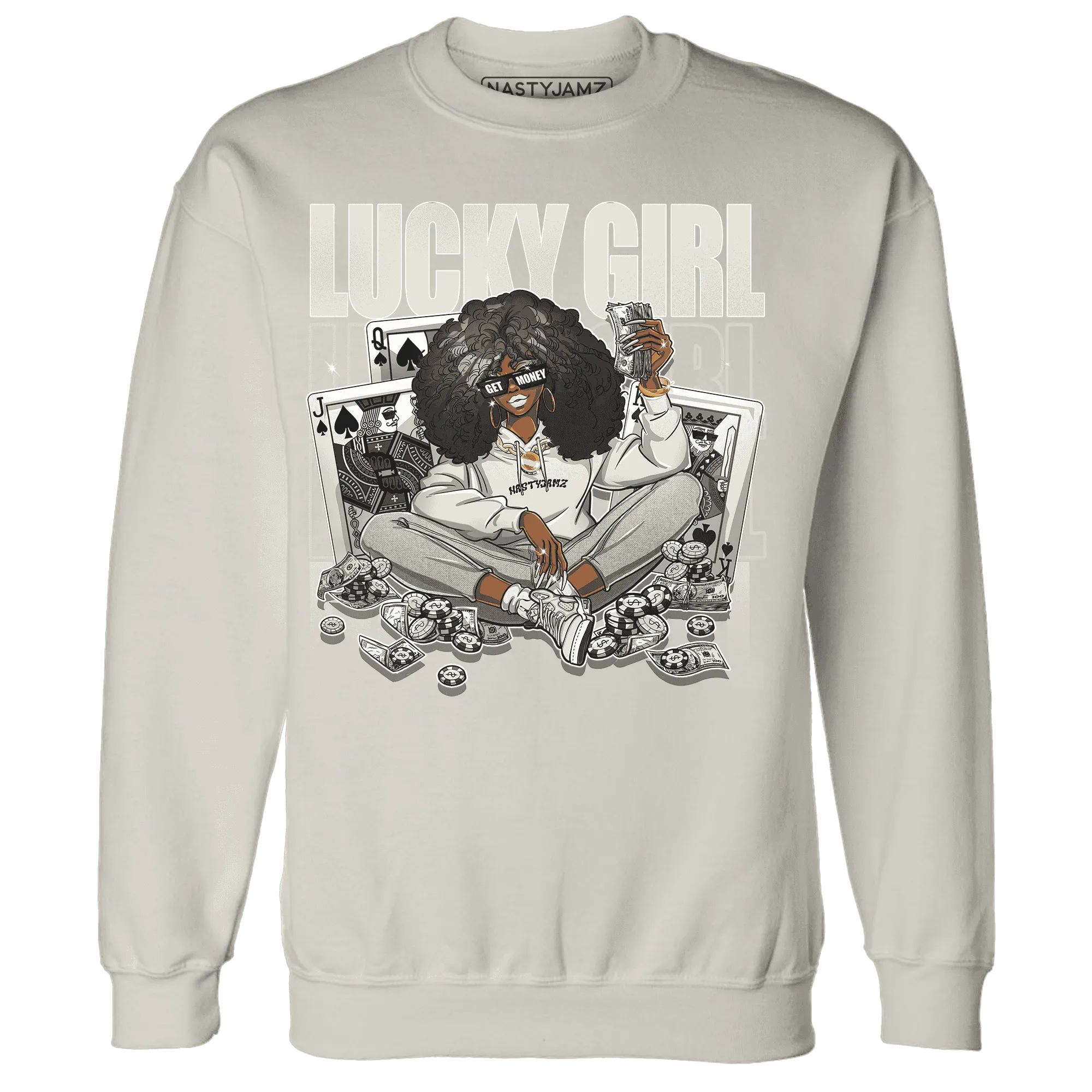 NastyJamz-SE-Sail-5s-Sweatshirt-Match-Lucky-Girl